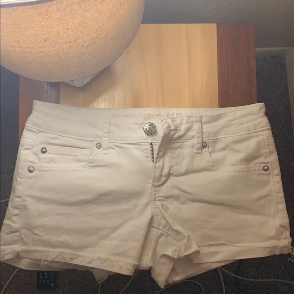 AE white shorts